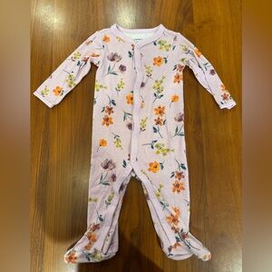 Carter's Purple Floral Footie One Piece